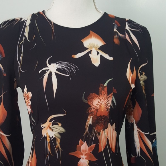 H&M BEAUTIFUL DRESS.ORCHID PRINT - Picture 2 of 8